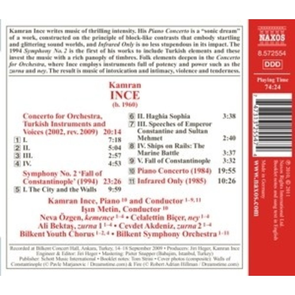 Naxos Ince: Symphony No.2
