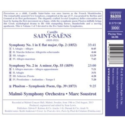 Naxos Symphonies Nos. 1 And 2