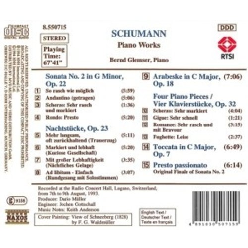 Naxos Schumann:sonate 2/Nachtst.