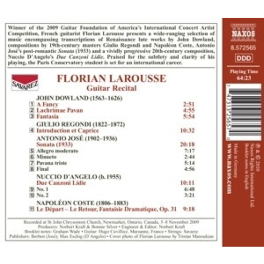 Naxos Larousse: Guitar Recital