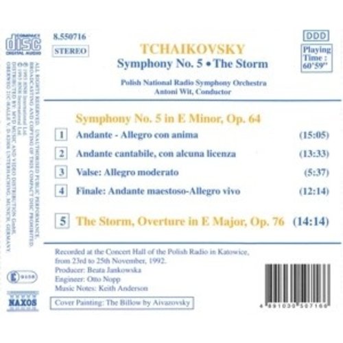 Naxos Tchaikovsky: Symphony 5