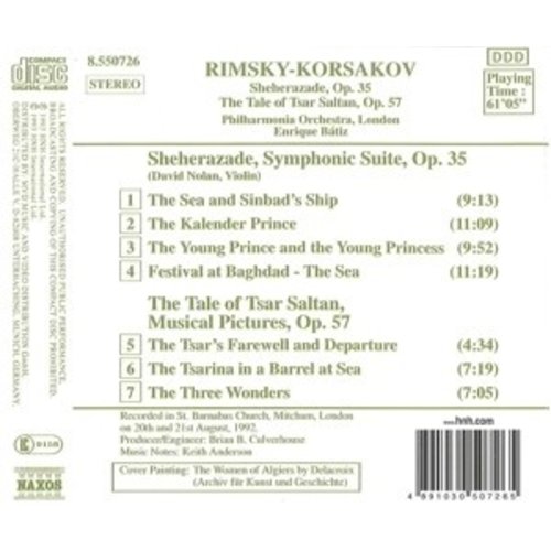 Naxos Rimsky-Kors.: Sheherazade Etc.