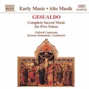 Naxos Gesualdo:sacred Music 5 Voices