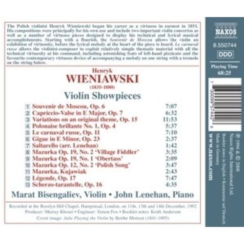 Naxos Wieniawski: Violin Showpieces
