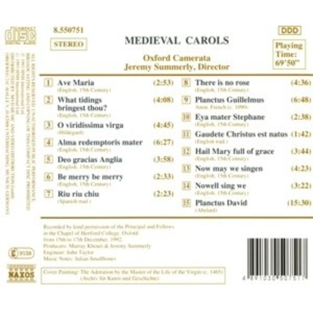 Naxos Medieval Carols