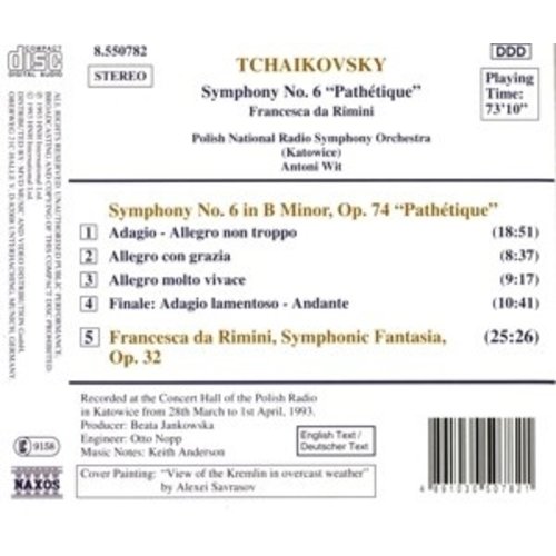 Naxos Tchaikovsky: Symphony 6