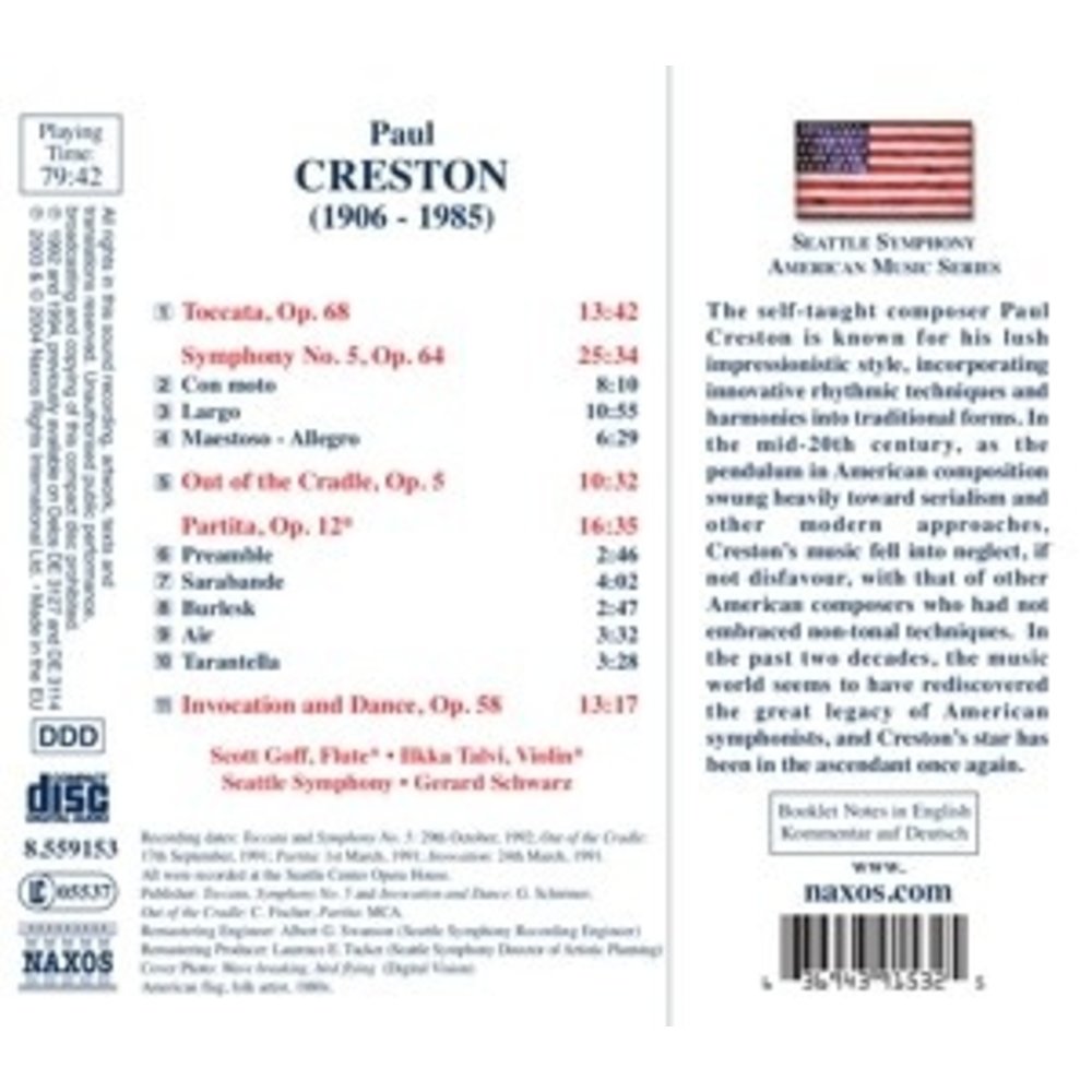 Naxos Creston: Symphony No.5