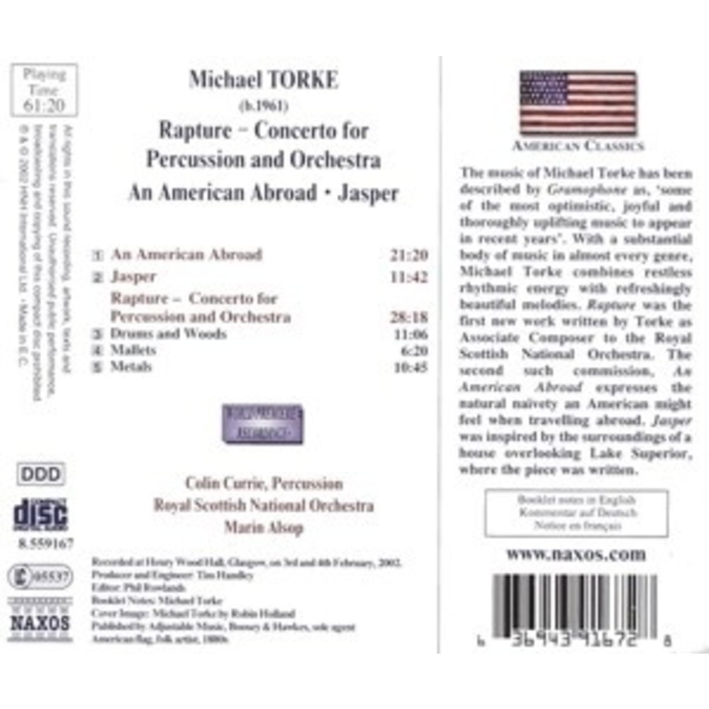 Naxos Torke:rature.an American Abroa