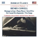 Naxos Cowell: Homage To Iran / Piano