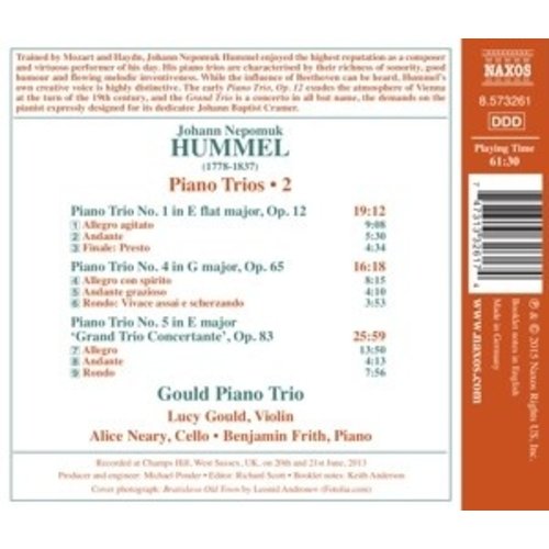 Naxos Piano Trios Nos. 1,4 And 5