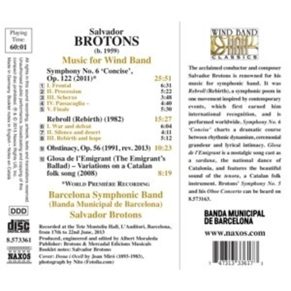 Naxos Symphony No. 6 'Concise', Rebroll, Obstinacy, Glos