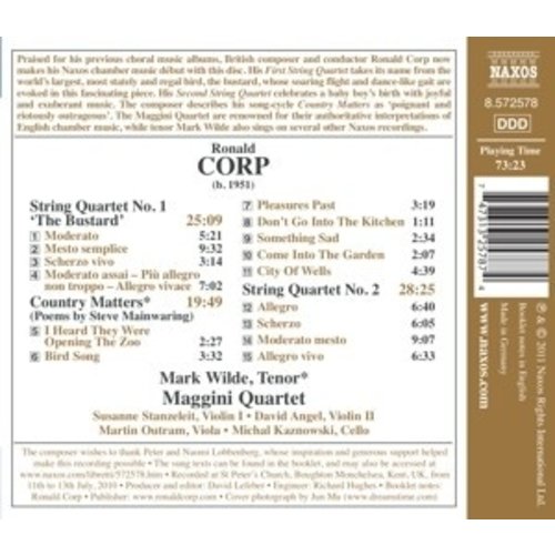 Naxos Corp: String Quartets 1+2