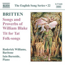 Naxos Britten: Songs And Proverbs