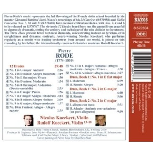 Naxos Rode: 12 Etudes / Duos