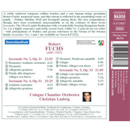 Naxos Fuchs: Serenades Nos.3-5