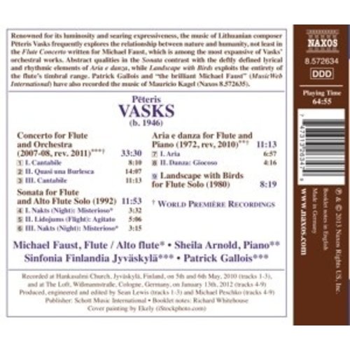 Naxos Vasks: Flute Concerto