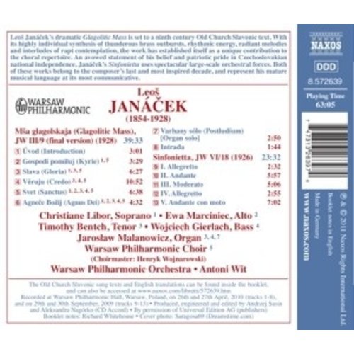 Naxos Janacek: Glagolitic Mass