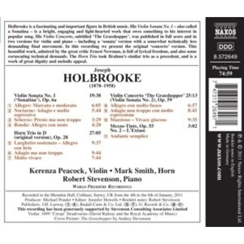 Naxos Holbrooke: Violin Concerto