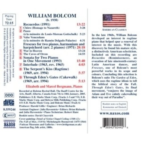 Naxos Bolcom: Music For Two Pianos