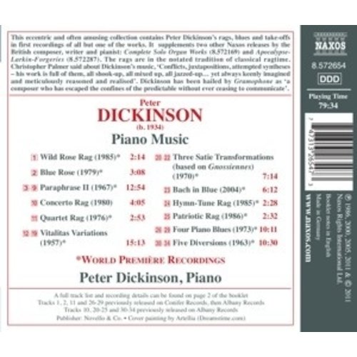 Naxos Dickinson: Piano Music