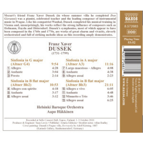 Naxos Dussek: Four Symphonies