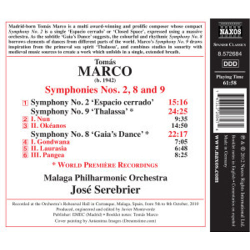 Naxos Marco: Symphonies 2,8,9