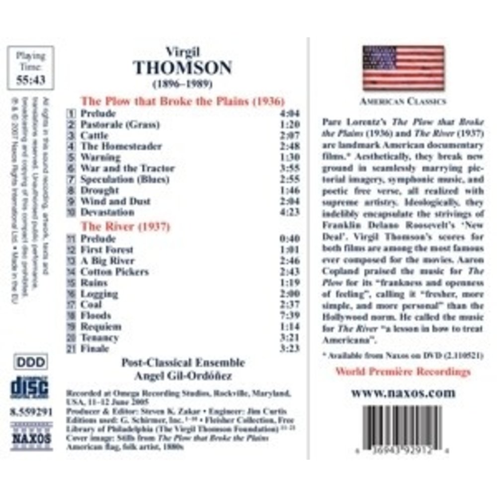 Naxos Thomson: The Plow, The River