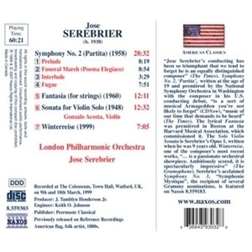 Naxos Serebrier: Sym.no.2, Partita