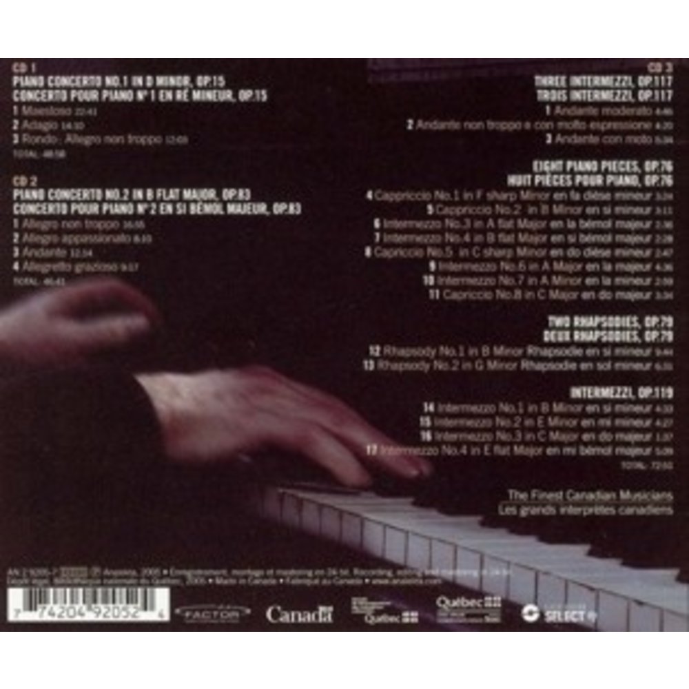 Brahms: Piano Concertos And Pi