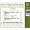 Naxos Enescu: Compl. Works F. Violin 1