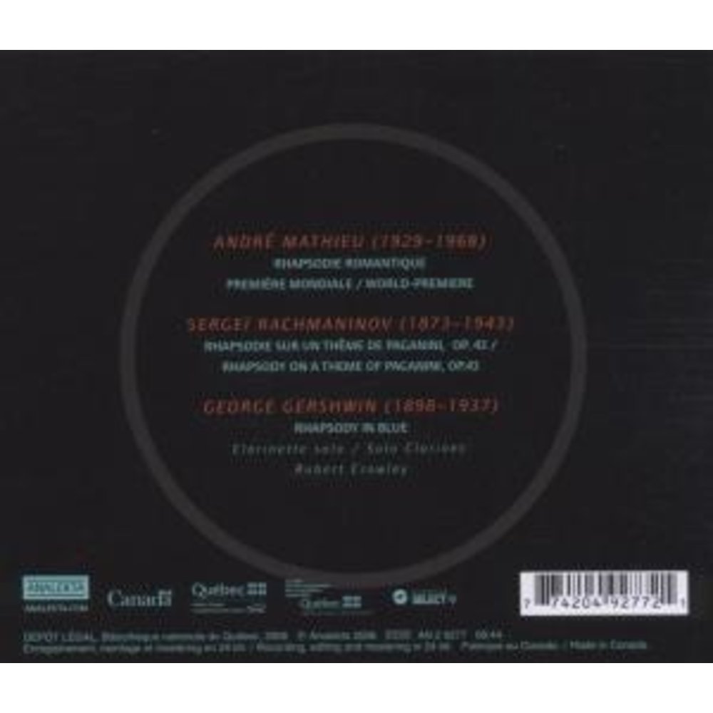 Rhapsodies: Mathieu, Rachmanin