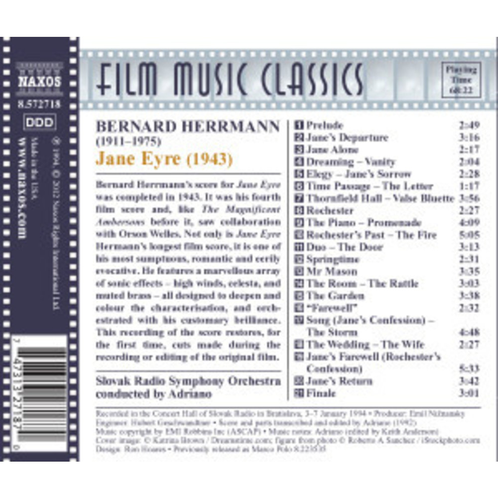 Naxos Herrmann: Jane Eyre