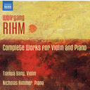 Naxos Rihm: Compl.works For Violin