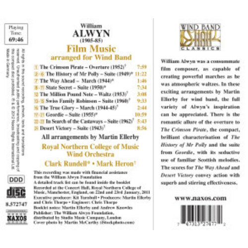 Naxos Alwyn: Film Music For Wind Band