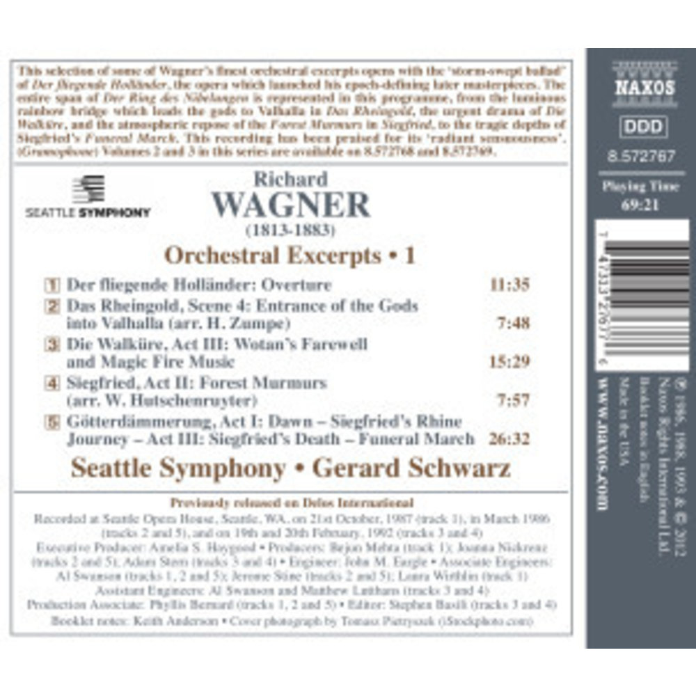 Naxos Wagner: Orchestral Excerpts 1