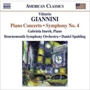 Naxos Giannini: Piano Concerto/Symph.4