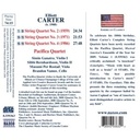 Naxos Carter: String Quartets 2-4