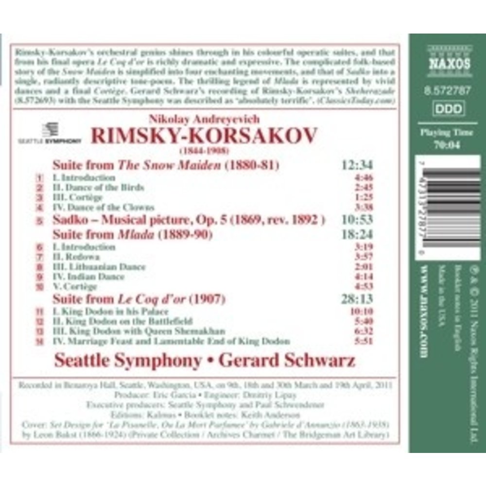 Naxos Rimsky-Korsakov: Snow Maiden