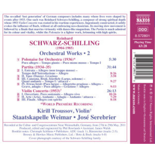 Naxos Schwarz-Schilling: Orch. Works 2