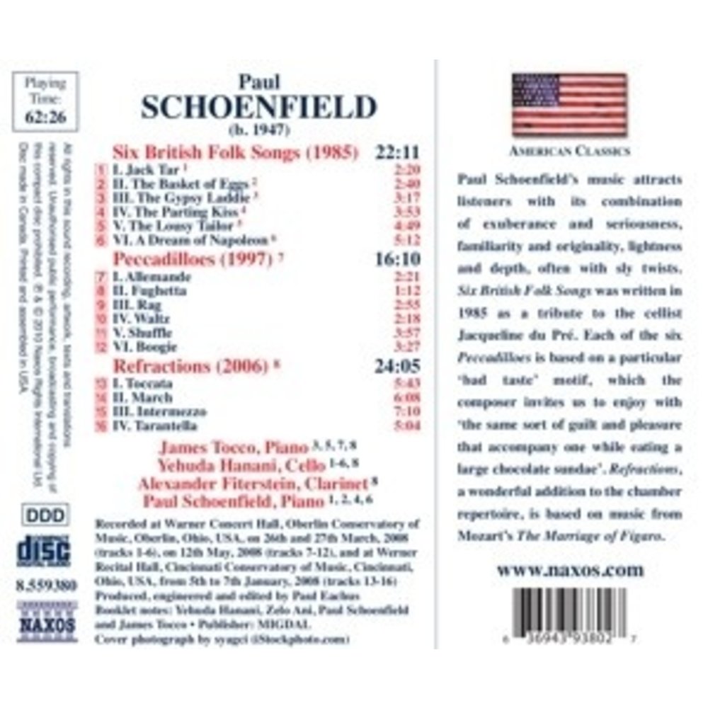 Naxos Schoenfield: Refractions