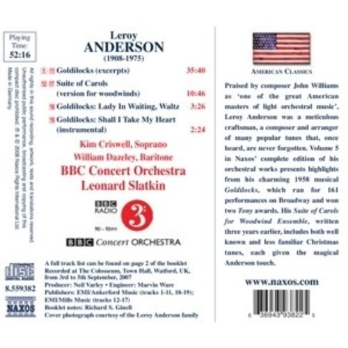 Naxos Anderson: Orchestral Music 5