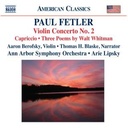 Naxos Fetler: Violin Concerto No.2