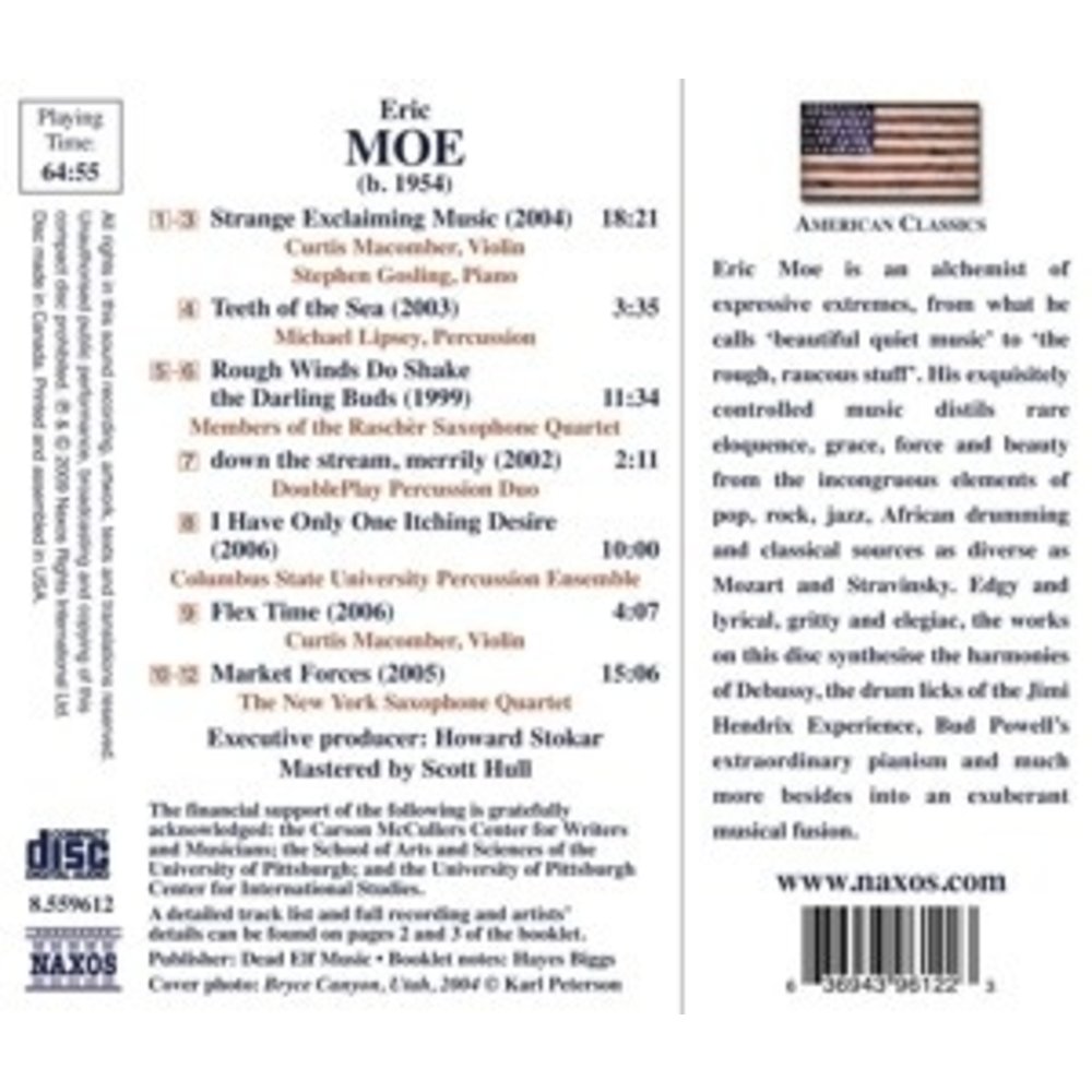 Naxos Moe: Strange Exclaiming Music