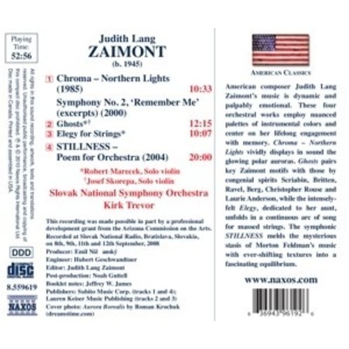 Naxos Zaimont: Chroma / Northern Lights