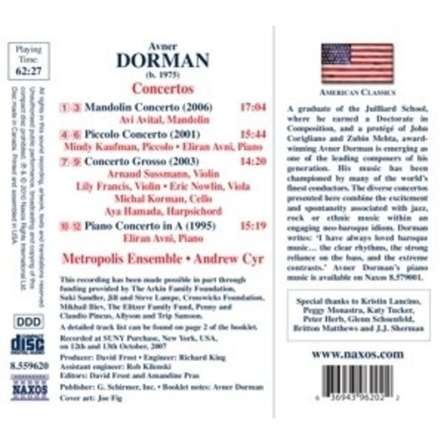 Naxos Dorman: Concertos