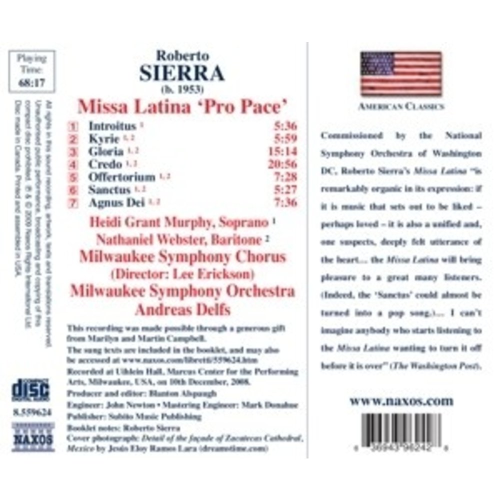 Naxos Sierra: Missa Latina Pro Pace