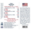 Naxos Piston: String Quartets 1,3,5