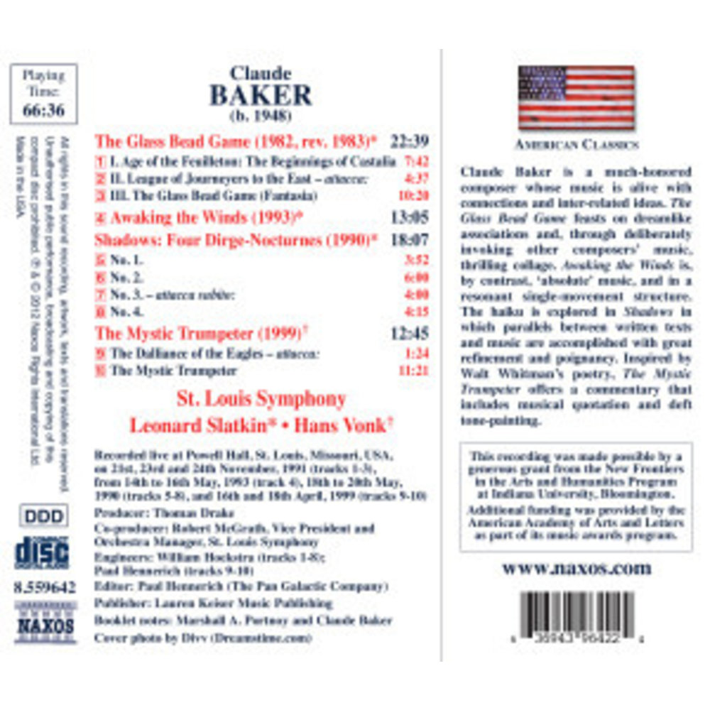 Naxos Baker: The Glass Bead Game