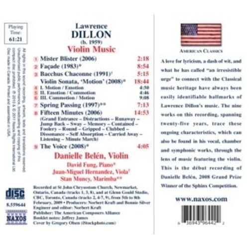 Naxos Dillon: Violin Music