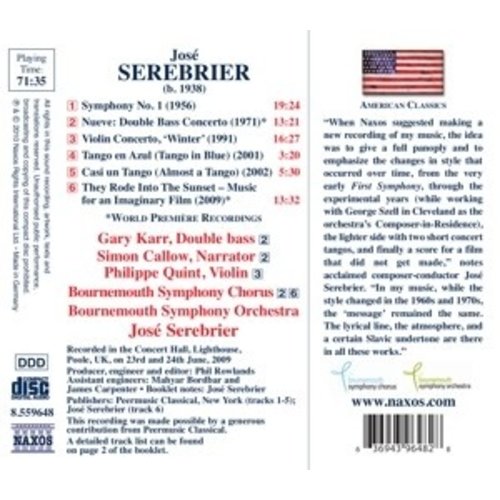 Naxos Serebrier: Symphony No.1